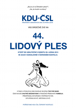 Plakát plesu, 2013-01-26 Lidovy ples Cerveny Kostelec.png